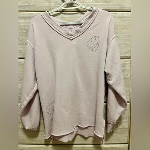 Aerie Lavender Smiley Women’s Pullover - Size S